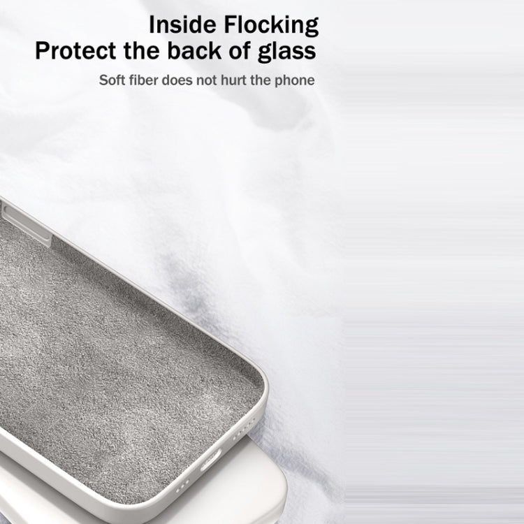 For Samsung Galaxy A50 Solid Color Imitation Liquid Silicone Straight Edge Dropproof Full Coverage Protective Case(Matcha Green) by buy2fix