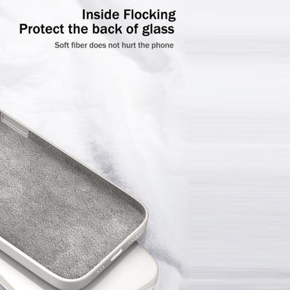 For Samsung Galaxy A71 Solid Color Imitation Liquid Silicone Straight Edge Dropproof Full Coverage Protective Case(White) by buy2fix