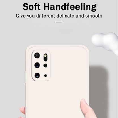 For Samsung Galaxy S20+ Solid Color Imitation Liquid Silicone Straight Edge Dropproof Full Coverage Protective Case(Red) by buy2fix