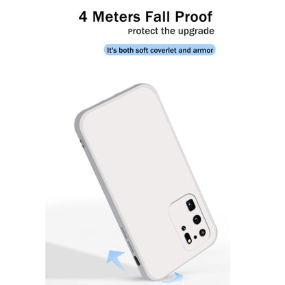 For Samsung Galaxy S20 Ultra Solid Color Imitation Liquid Silicone Straight Edge Dropproof Full Coverage Protective Case(Sky Blue) by buy2fix
