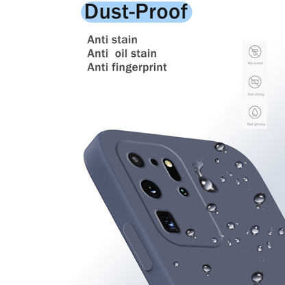 For Samsung Galaxy S20 Ultra Solid Color Imitation Liquid Silicone Straight Edge Dropproof Full Coverage Protective Case(Sky Blue) by buy2fix