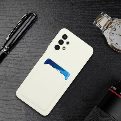 For Samsung Galaxy A32 5G Card Slot Design Shockproof TPU Protective Case(White) by buy2fix