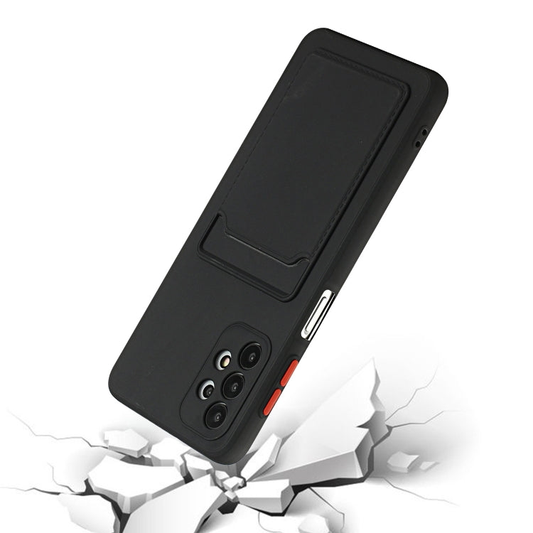 For Samsung Galaxy A32 5G Card Slot Design Shockproof TPU Protective Case(Black) by buy2fix