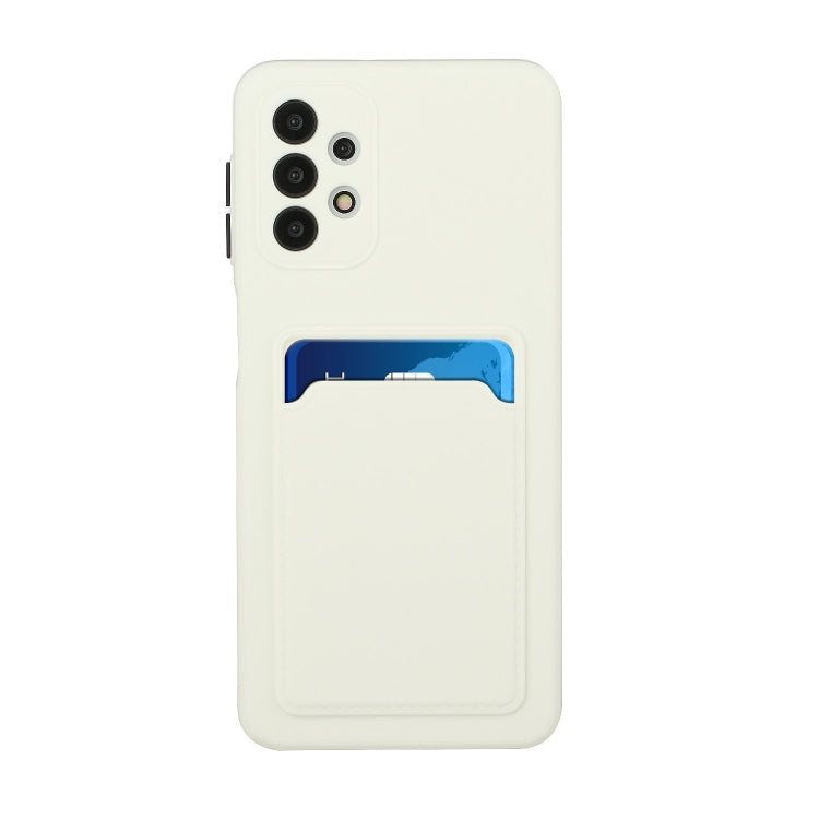 For Samsung Galaxy A52 5G / 4G Card Slot Design Shockproof TPU Protective Case(White) by buy2fix