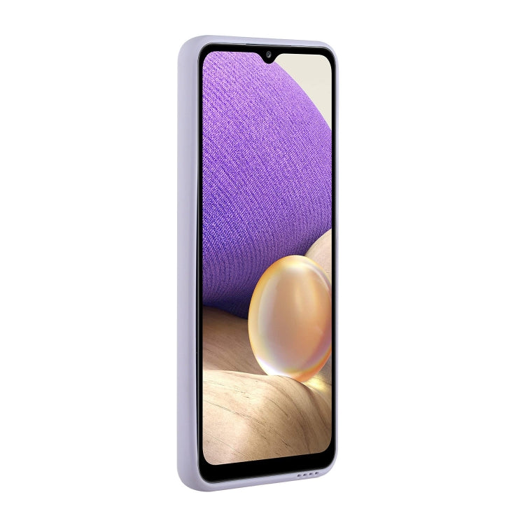 For Samsung Galaxy A72 5G / 4G Card Slot Design Shockproof TPU Protective Case(Purple) by buy2fix