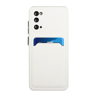 For Samsung Galaxy S20 Card Slot Design Shockproof TPU Protective Case(White) by buy2fix