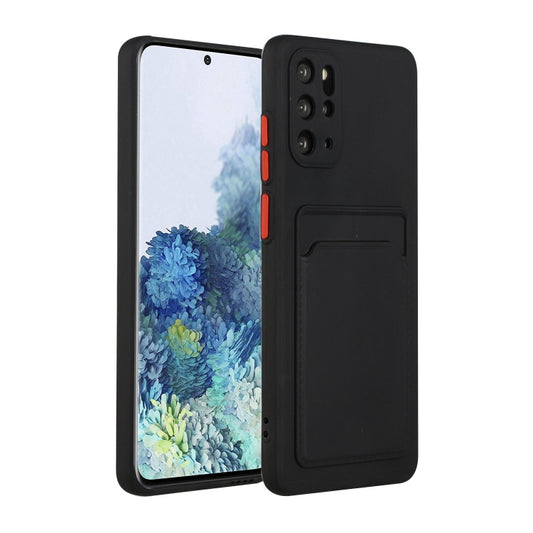 For Samsung Galaxy S20+ Card Slot Design Shockproof TPU Protective Case(Black) by buy2fix