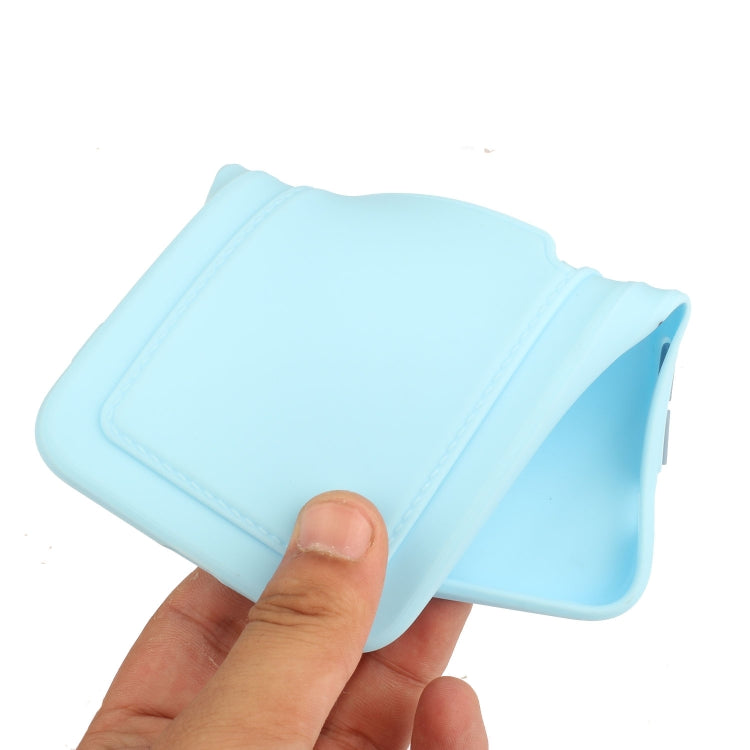For Samsung Galaxy S21+ 5G Card Slot Design Shockproof TPU Protective Case(Sky Blue) by buy2fix