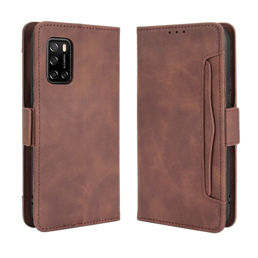 For Rakuten BIG S Skin Feel Calf Pattern Horizontal Flip Leather Case with Holder & Card Slots & Photo Frame(Brown) by buy2fix