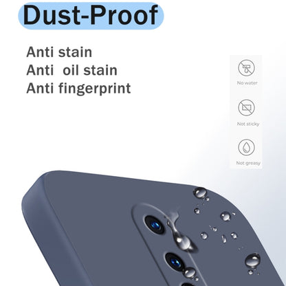 For OnePlus 8 Solid Color Imitation Liquid Silicone Straight Edge Dropproof Full Coverage Protective Case(White) by buy2fix