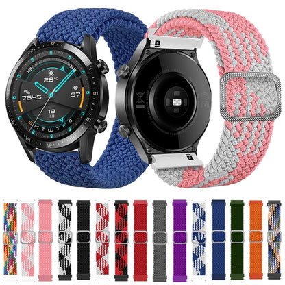 For Samsung Galaxy Watch Active2 44mm Adjustable Nylon Braided Elasticity Watch Band(Grey) by buy2fix