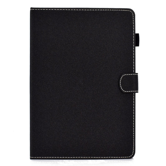 For iPad 10.2 2021 / 2020 / 2019 Solid Color Horizontal Flip Leather Case with Holder & Card Slots & Pen Slot & Sleep / Wake-up Function(Black) by buy2fix