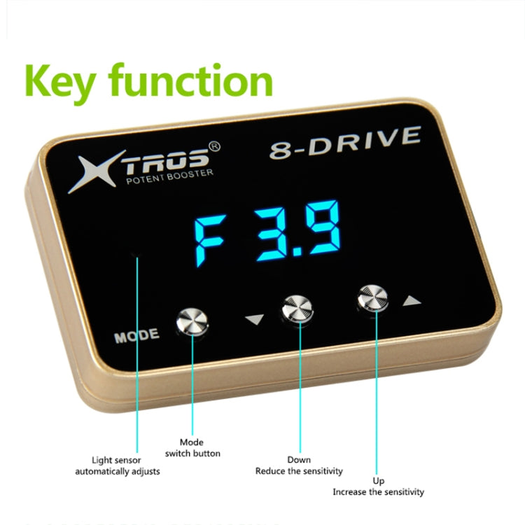 For Toyota Fortuner 2016- TROS 8-Drive Potent Booster Electronic Throttle Controller Speed Booster - In Car by TROS | Online Shopping UK | buy2fix
