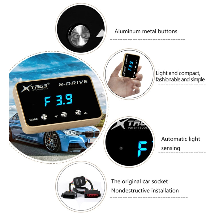 For Toyota Prado 120 2002-2009 TROS 8-Drive Potent Booster Electronic Throttle Controller Speed Booster - In Car by TROS | Online Shopping UK | buy2fix