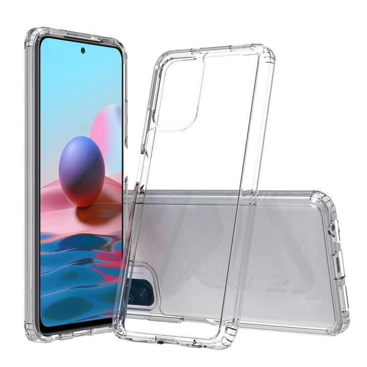 For Xiaomi Redmi Note 10 Shockproof Scratchproof TPU + Acrylic Protective Case(Transparent) by buy2fix