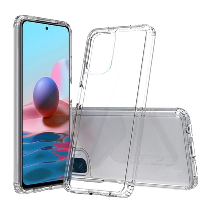 For Xiaomi Redmi Note 10 Shockproof Scratchproof TPU + Acrylic Protective Case(Transparent) by buy2fix