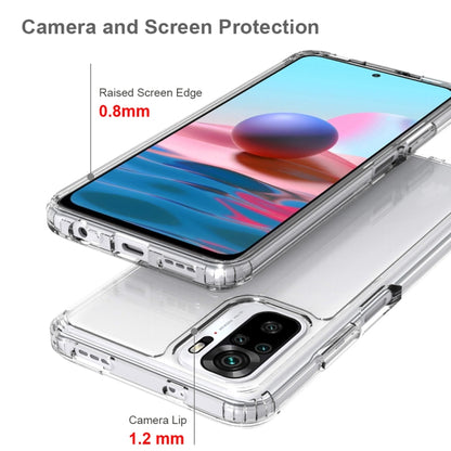 For Xiaomi Redmi Note 10 Shockproof Scratchproof TPU + Acrylic Protective Case(Transparent) by buy2fix