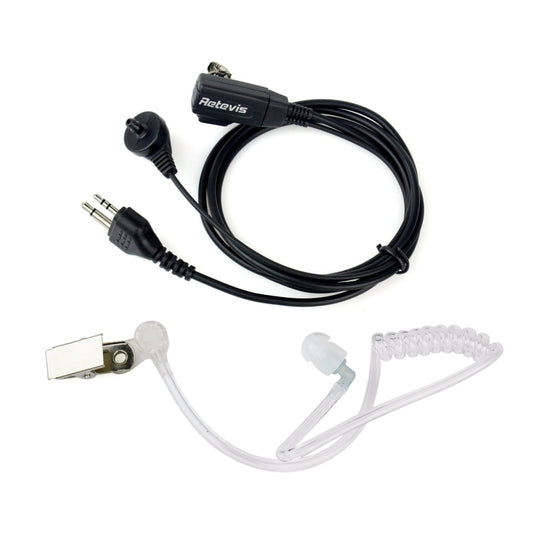 RETEVIS C9020 2 Pin Covert Acoustic Tube In-line Air Guide Earphone Microphone for Midland Radio by RETEVIS