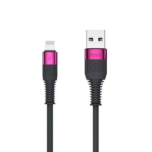 TOTUDESIGN BL-012 Dyson Series 3A USB to 8 Pin Silicone Data Cable for iPhone, iPad, Length: 1.2m(Purple Red) - Normal Style Cable by TOTUDESIGN | Online Shopping UK | buy2fix