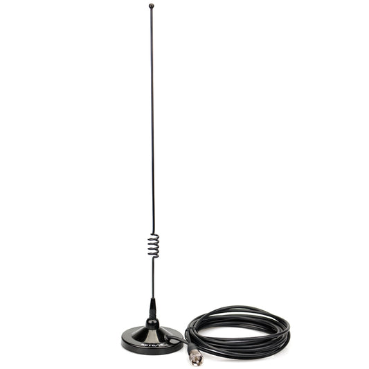 RETEVIS MR100 136-174+400-480MHz SL16/PL259 Mobile Magnet Mount Antenna Set by RETEVIS