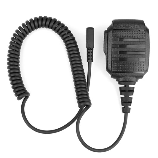RETEVIS RS-114 IP54 Waterproof 2 Pin Speaker Microphone for H777/RT21/RT27 by RETEVIS