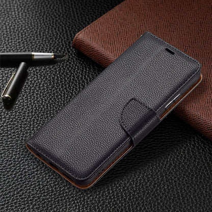 For Samsung Galaxy A22 5G Litchi Texture Pure Color Horizontal Flip Leather Case with Holder & Card Slots & Wallet & Lanyard(Black) by buy2fix