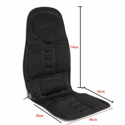 5 Massage Heads 8 Modes Car / Household Multifunctional Whole Body Cervical Massage Seat Cushion, Plug Type:AU Plug(Black) by buy2fix