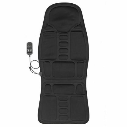 7 Massage Heads 8 Modes Car / Household Multifunctional Whole Body Cervical Massage Seat Cushion, Plug Type:AU Plug(Black) by buy2fix