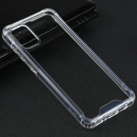 For Samsung Galaxy A31 Four-corner Shockproof Transparent TPU + PC Protective Case by buy2fix