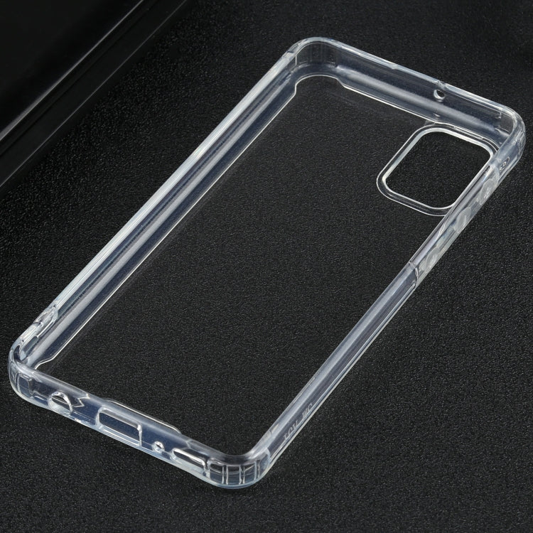 For Samsung Galaxy A31 Four-corner Shockproof Transparent TPU + PC Protective Case by buy2fix