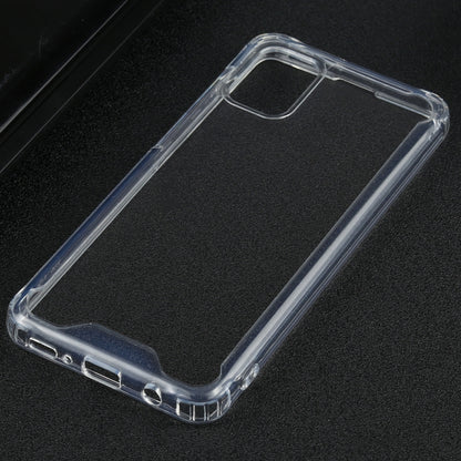 For Samsung Galaxy A31 Four-corner Shockproof Transparent TPU + PC Protective Case by buy2fix