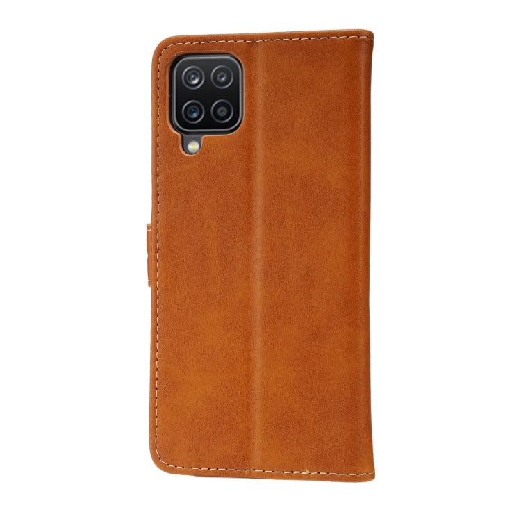 For Samsung Galaxy A22 4G Embossed Happy Cat Pattern Horizontal Flip Leather Case with Holder & Card Slots & Wallet(Yellow) by buy2fix