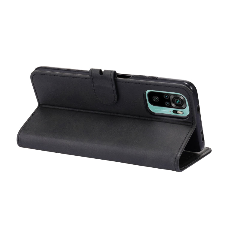 For Xiaomi Redmi Note 10 4G Embossed Happy Cat Pattern Horizontal Flip Leather Case with Holder & Card Slots & Wallet(Black) by buy2fix