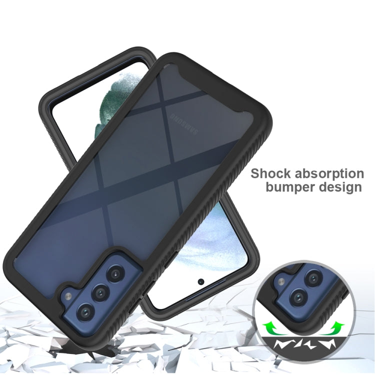 For Samsung Galaxy S21 FE Starry Sky Solid Color Series Shockproof PC + TPU Protective Case(Rose Red) by buy2fix