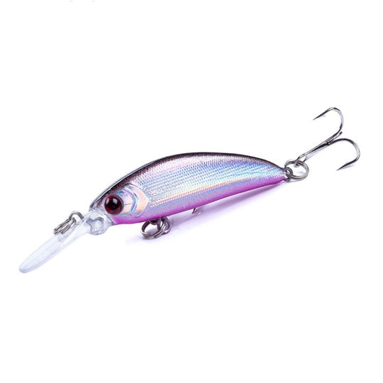 HENGJIA Long Throw Bionic Cocked Mouth Fake Bait Fishing Three-jaw Treble Hooks(6#)