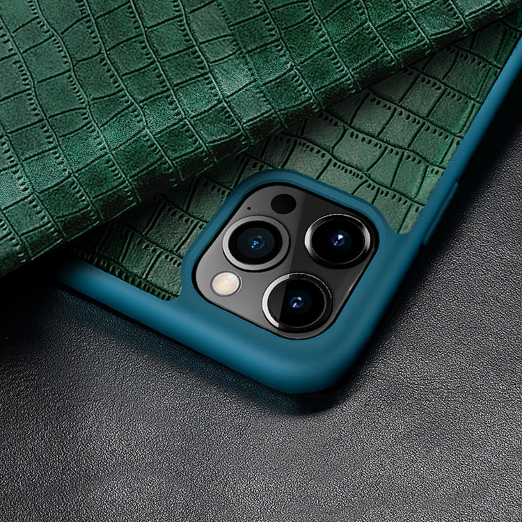 Crocodile Texture Display Window Horizontal Flip Leather Case For iPhone 11(Black) by buy2fix