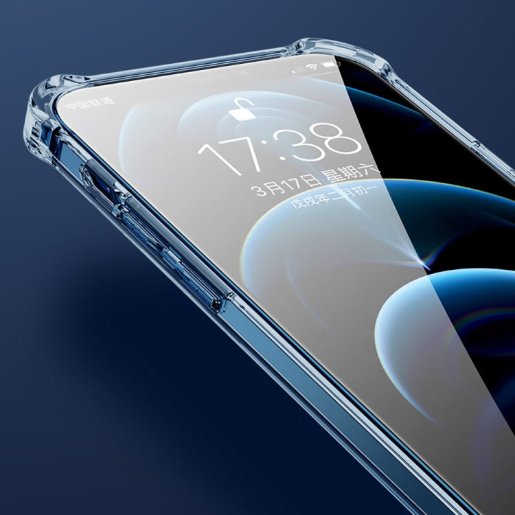 For iPhone 12 / 12 Pro Four Corner Airbag Shockproof TPU + Acrylic Case(Transparent) by buy2fix