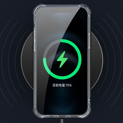 For iPhone 12 / 12 Pro Four Corner Airbag Shockproof TPU + Acrylic Case(Transparent) by buy2fix