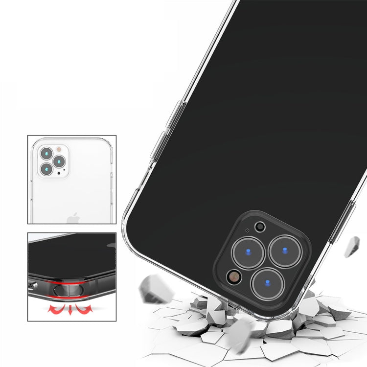 For iPhone 12 Acrylic Shockproof Protective Case(Transparent) by buy2fix