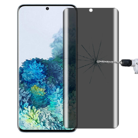 For Samsung Galaxy S20 0.3mm 9H Surface Hardness 3D Curved Surface Privacy Glass Film