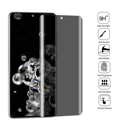 For Samsung Galaxy S20 Ultra 25pcs 0.3mm 9H Surface Hardness 3D Curved Surface Privacy Glass Film by buy2fix