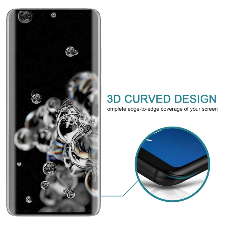 For Samsung Galaxy S20 Ultra 25pcs 0.3mm 9H Surface Hardness 3D Curved Surface Privacy Glass Film by buy2fix