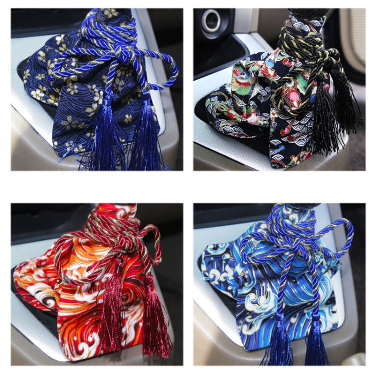 Car Personality Gear Cover Automatic Manual Gear Lever Dustproof Cover(Koi Black) by buy2fix