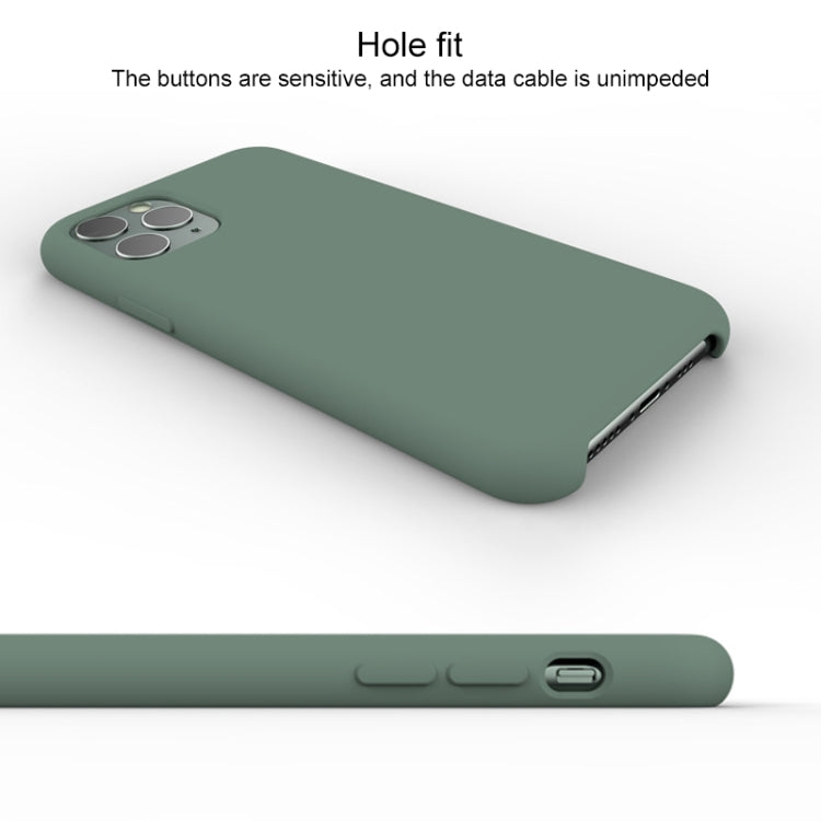 For iPhone 12 mini Ultra-thin Liquid Silicone Protective Case (Green) - iPhone 12 mini Cases by WK | Online Shopping UK | buy2fix