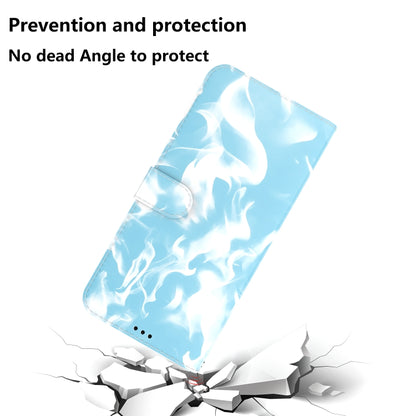 For Samsung Galaxy A51 4G Cloud Fog Pattern Horizontal Flip Leather Case with Holder & Card Slot & Wallet(Sky Blue) by buy2fix