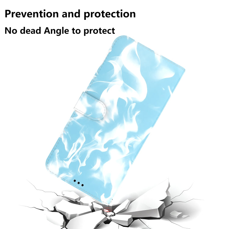 For Samsung Galaxy A71 4G Cloud Fog Pattern Horizontal Flip Leather Case with Holder & Card Slot & Wallet(Sky Blue) by buy2fix