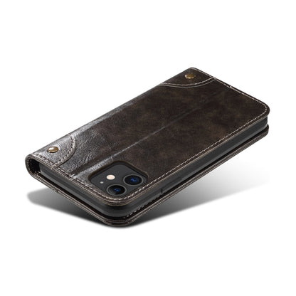 For iPhone 11 Baroque Simple Horizontal Flip Leather Case, with Holder & Card Slots & Wallet(Black) by buy2fix