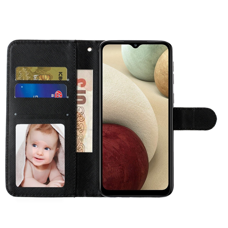 For Samsung Galaxy A22 4G 3D Pattern Horizontal Flip PU Leather Case with Holder & Card Slots & Wallet(Cat) by buy2fix