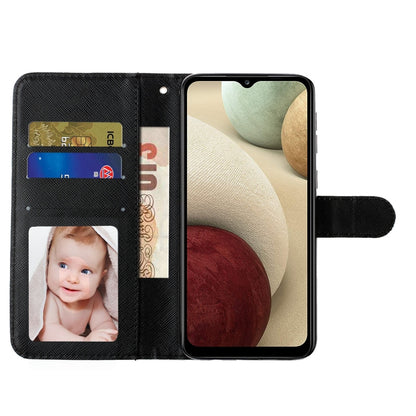 For Samsung Galaxy A22 4G 3D Pattern Horizontal Flip PU Leather Case with Holder & Card Slots & Wallet(Cat) by buy2fix