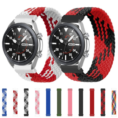 For Huawei Watch 3 / 3 Pro Adjustable Nylon Braided Elasticity Watch Band, Size:125mm(Black) by buy2fix